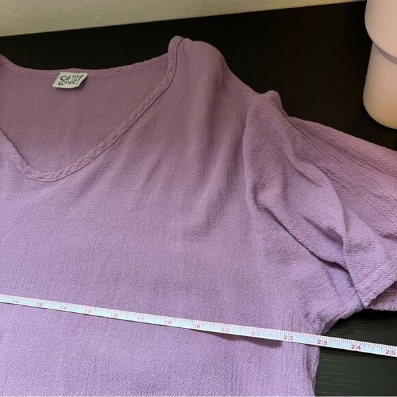 Oh My Gauze Women’s Purple Ruffle Dress 2 - Picture 10 of 12